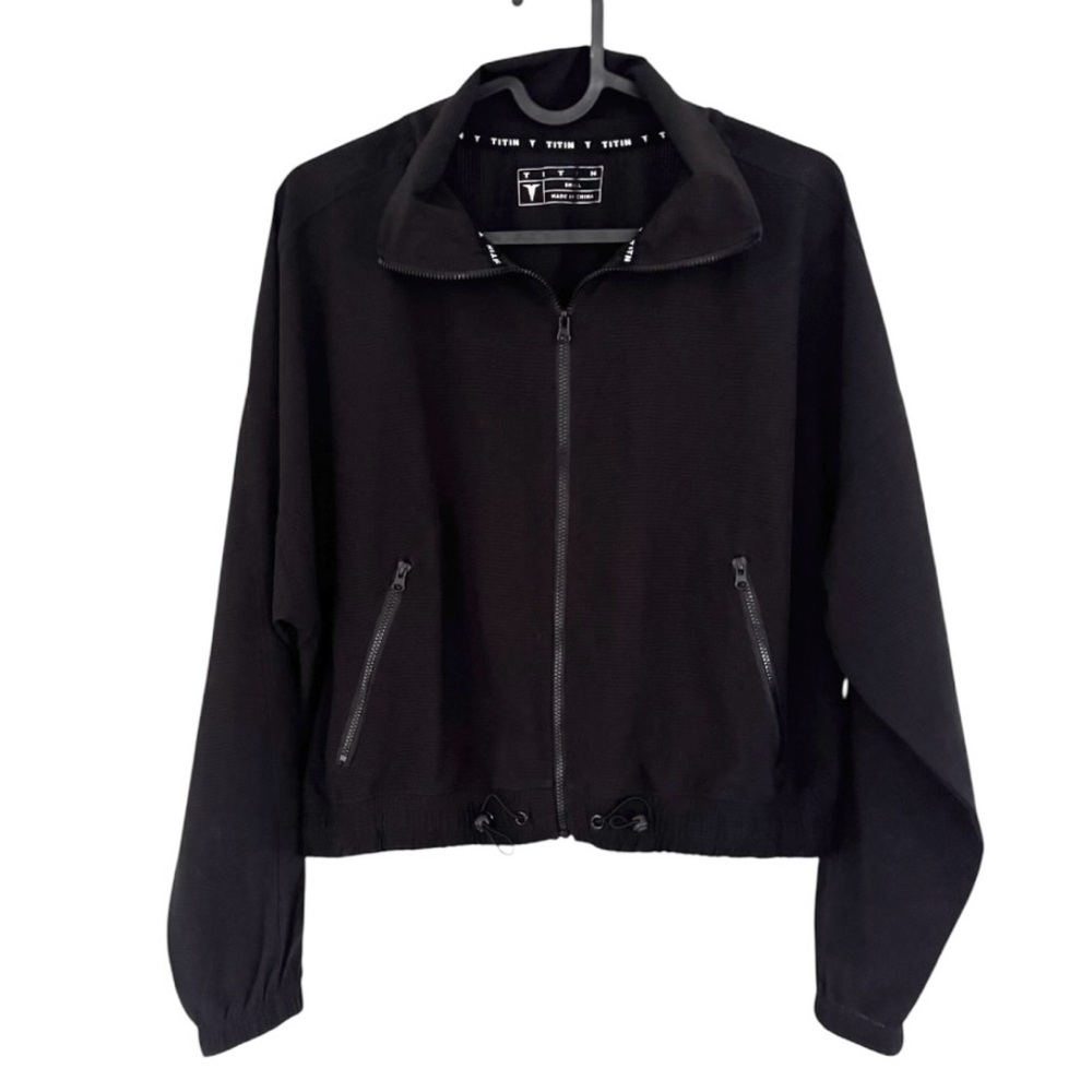 Titin Zip Front Nylon Jacket